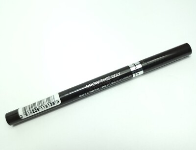RIMMEL Brow This WAY DUAL Fill Sculpt 004 SOFT BLACK EYEBROW DEFINER LINER BRUSH