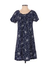 Floral Dress Hawaiian Tropical Flower Women's Navy Gap Size Small