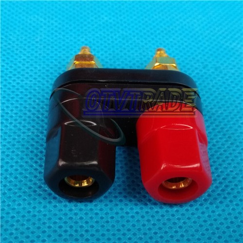 ONE 5-WAY Speaker Cable TERMINAL Dual BINDING POST NEW - Picture 4 of 6