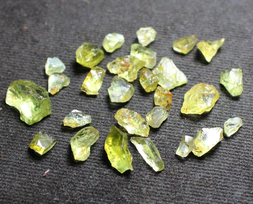 Lote de 46,20 Cts piedra cristal crisoberilo crudo áspero ojo de gato crisoberilo natural Foto 2 de 3