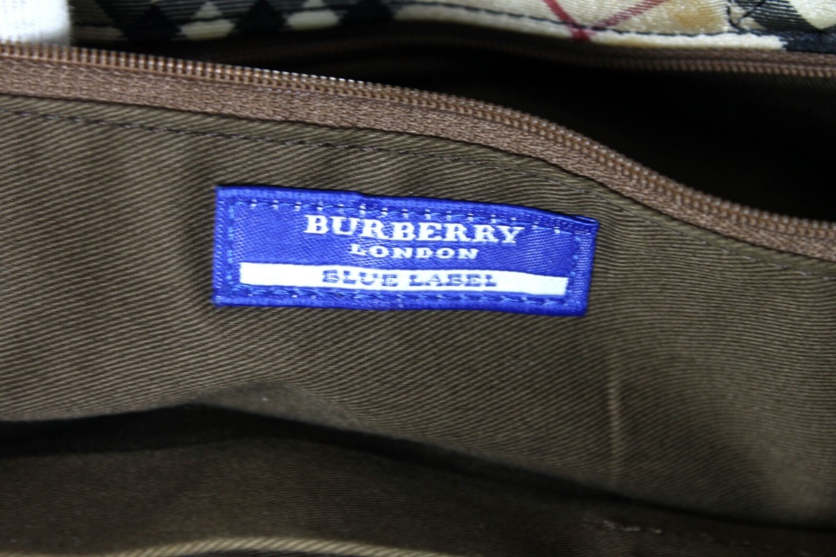 美品BURBERRY LONDON BLUELABEL BURBERRY LONDON BLUE LABEL Two Way Crossbody Bag Shoulder