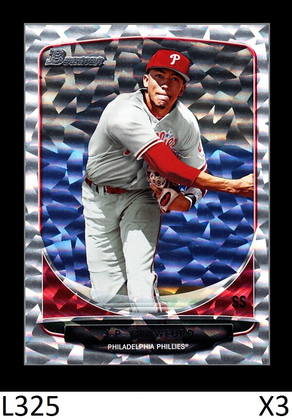 1-2013 BOWMAN DRAFT SILVER ICE PARALLEL JP J.P. CRAWFORD MARINERS QTY
