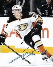 Anaheim Ducks Sam Steel Autographed Signed 8x10 Photo COA #1