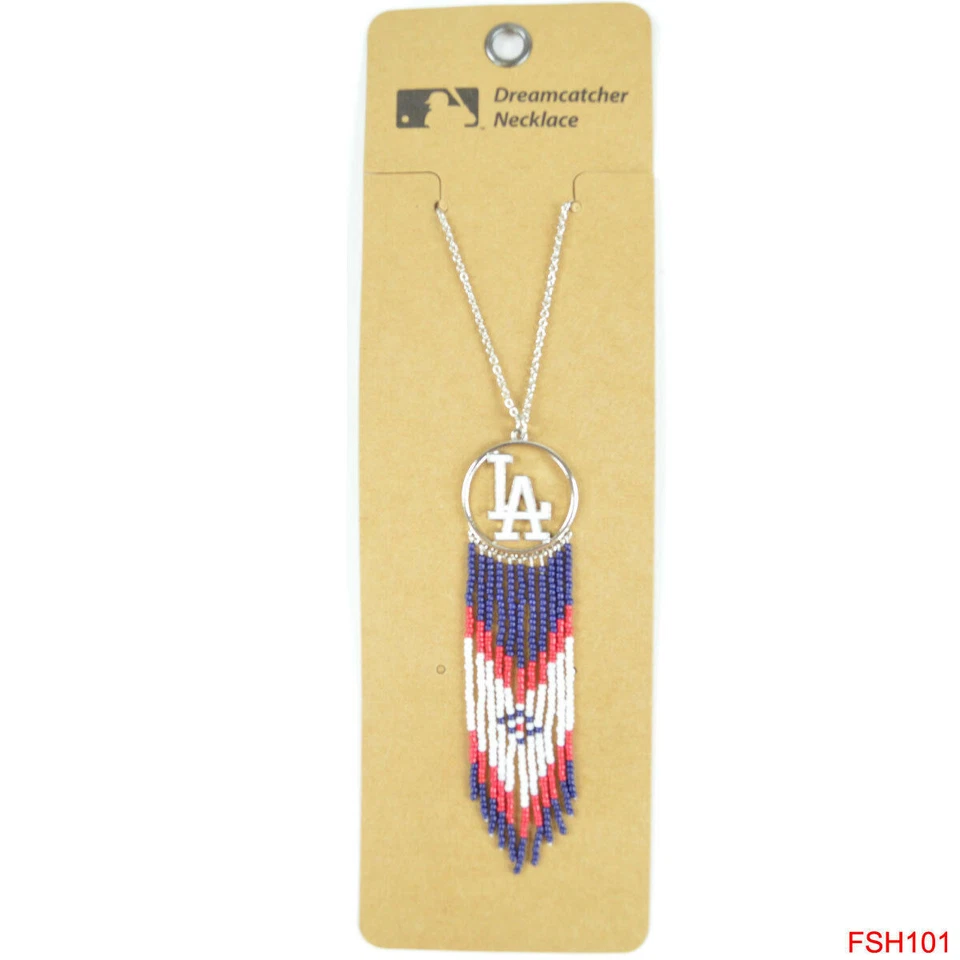 MLB Los Angeles Dodgers Dreamcatcher Necklace - Image 2 of 2