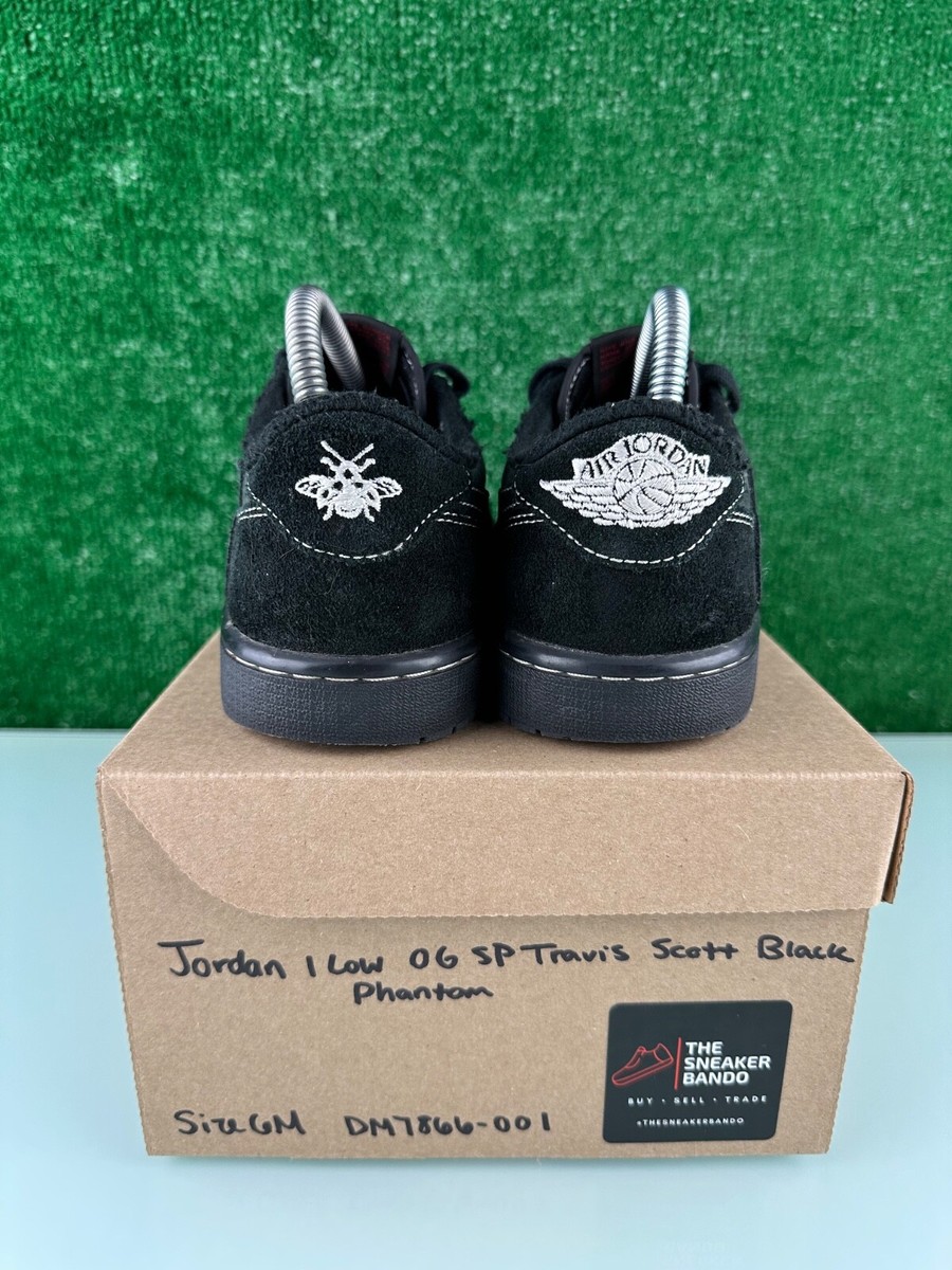 Size 6 - Jordan 1 Retro Low OG SP x Travis Scott Black Phantom | eBay