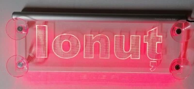 TECHNOLOGS Ionut LED Namensschild oder dein Name LKW Truckerschild personalisiert John Joha