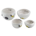 Davis & Waddell Measuring Cups 4Pcs Bee Designs Kitchen Cooking Measure Tool