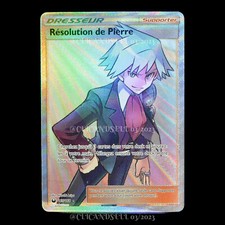 carte Pokémon Résolution de Pierre 165/168 #1 SL07 - Tempête Céleste NEUF FR