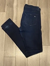 Rag and Bone High Rise Skinny Jeans Size 24 (Indigo)