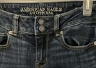 AMERICAN EAGLE Women's  Artist Stretch Crop Length Jeans Dark Wash NAVY Size 4 — photo 4