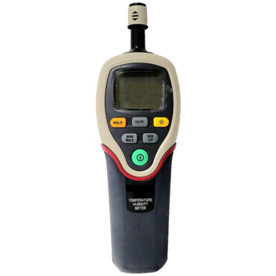 HIGH ACCURACY TEMPERATURE & HUMIDITY METER METRE - READS IN CELCIUS / FARENHEIT