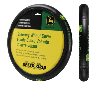 Plasticolor 006624R01 John Deere Elite Speed Grip Series Steering Wheel Cover