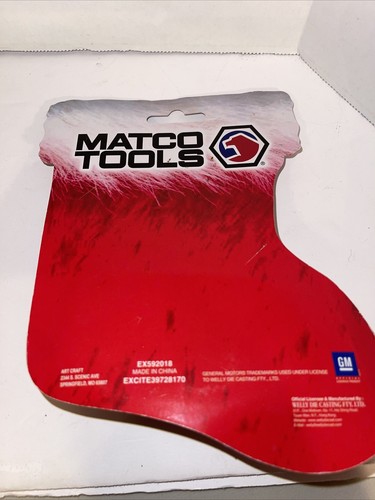 MATCO TOOLS Welly die Casting GM 1953 Chevrolet 3100 red truck New - Picture 2 of 3