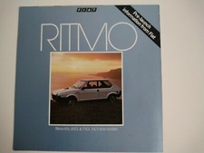 FIAT RITMO 1.3 1301cc 1.5 1498cc 65 75 L CL Pre Launch Brochure January 1979