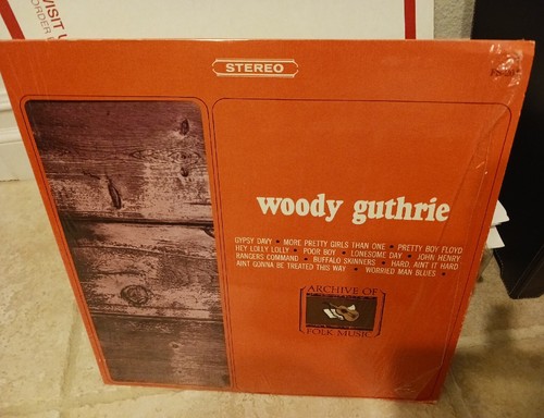 Woodie Guthrie FS-204 1973 Original Psychiater, Stereo, Archiv der Volksmusik GETESTET - Bild 2 von 24