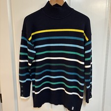 T By Talbots Pullover Striped Sweater M