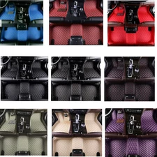 Luxury custom car floor mats with full coverage for HONDA CR-V 2000-2025 carpet