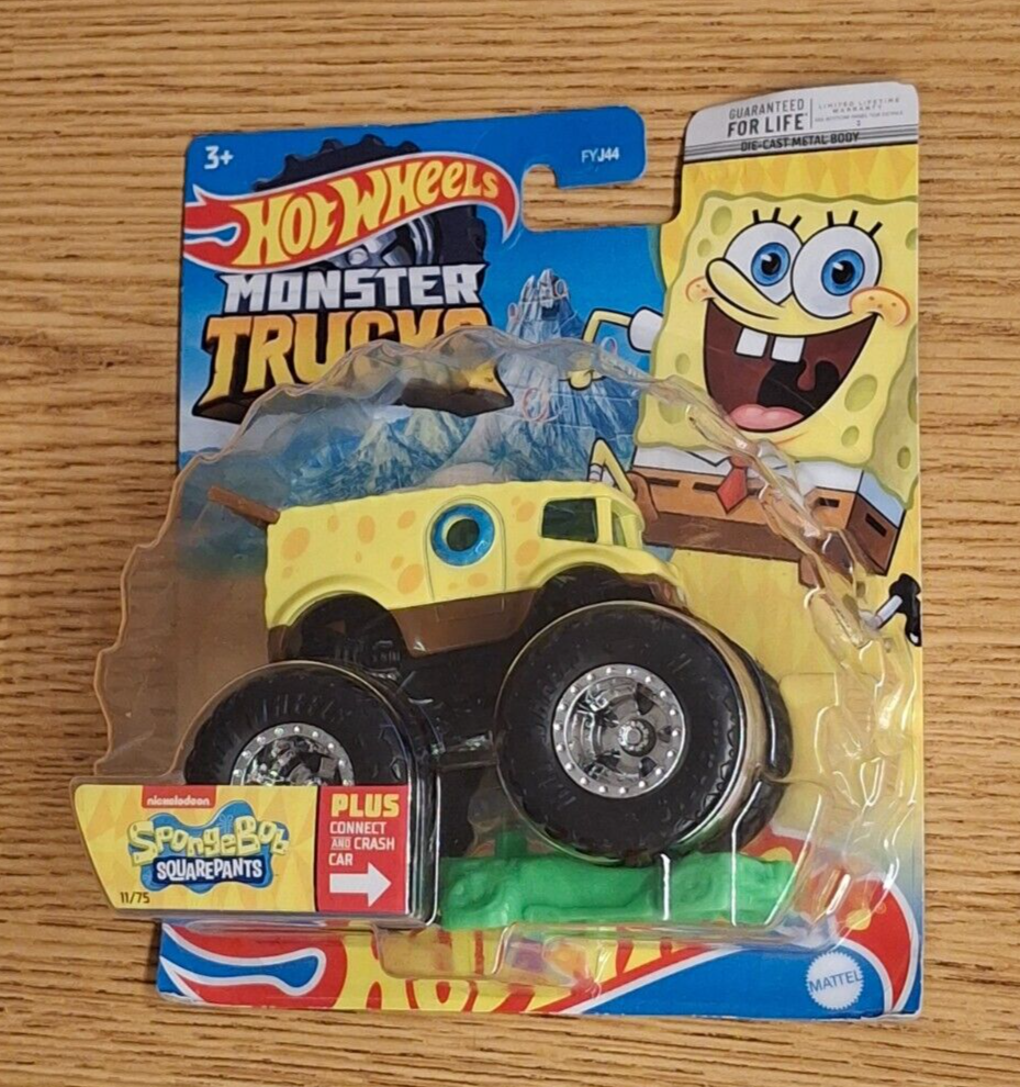 2022 Hot Wheels Monster Trucks Spongebob Squarepants HHG81 All Years Identical