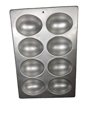 Wilton Easter egg cake pan / mini football cake pan / 8 cavities  508-2127  *A1
