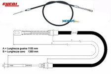 CAVO FRENO ELLEBI LUNGHEZZA GUAINA 1100mm LBN476/LBN650 298550032
