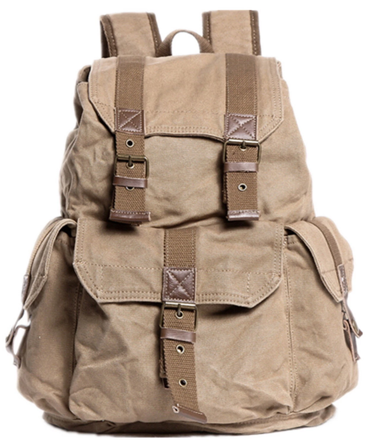 Vagarant Traveler 20" Large Sport Washed Canvas Backpack School Backpack C04