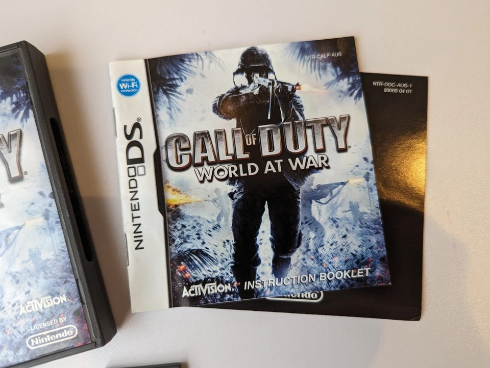 Call of Duty World at War (2008) Nintendo DS Game PAL Complete + Manual (RARE) - Image 3 of 4