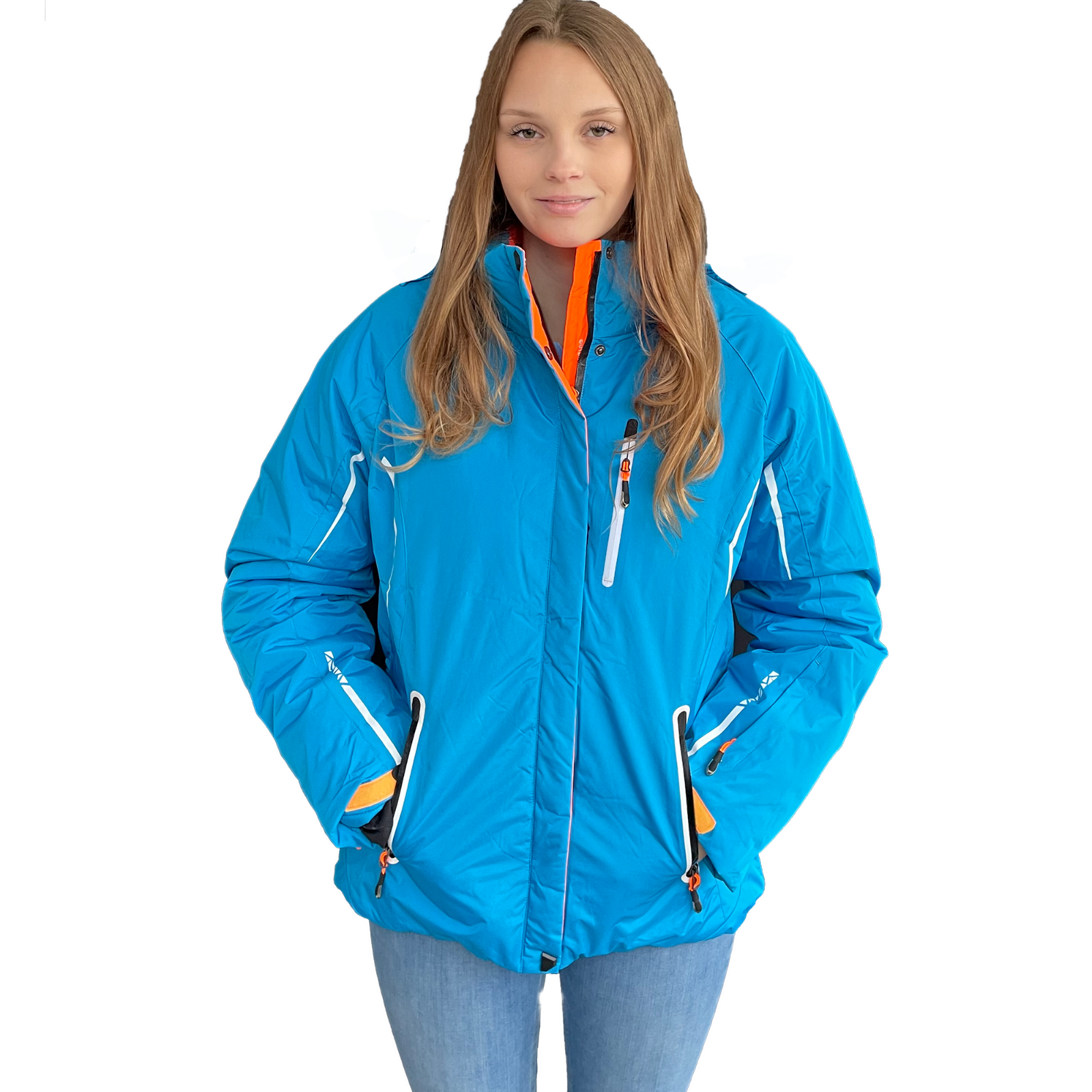 SKI Jacke Winter Jacke Herren Damen Outdoor Luxusmodel Blau XL