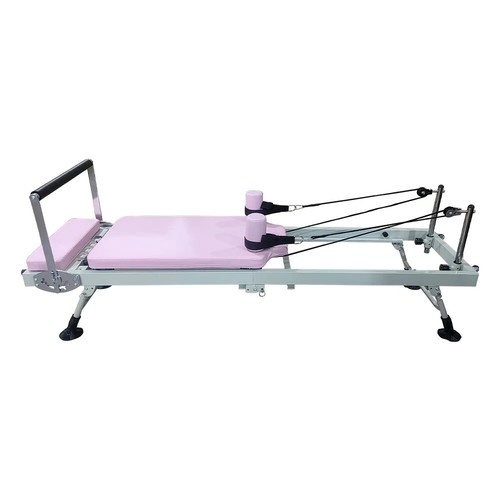 Foldable Pilates Reformer Fitness Studio Quality Yoga Exercise Home Gym Workout - Picture 18 of 18
