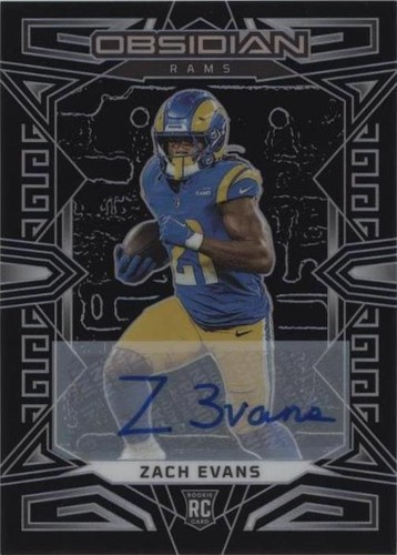 2023 Panini Obsidian Electric Etch Orange #157 Zach Evans /49 - NM