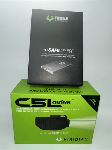 Viridian 930-0027 C5L Green Laser Sight & Tactical Light with 2 SAFECharge
