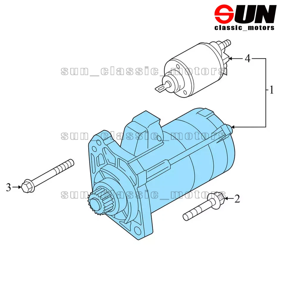 NUEVO ARRANQUE OEM APTO PARA AUDI A4 A5 A6 A7 A8 0001108445 079911021 079911023 Foto 2 de 2