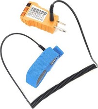 ESD Ground Point & Outlet Circuit Tester ESD Grounding Wristband for Controll...