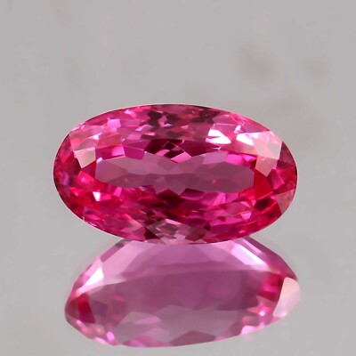 AAA 19x11 MM Flawless Ceylon Pink Sapphire Loose Oval Gemstone Cut Stone 19.55 C