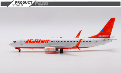 JEJU Air B737-800 航空機モデル 1/200 1:200 Aviation JEJU air BOEING737-800 Passenger Airplane