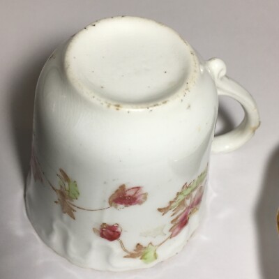 Antique Fine Bone China Cup & Saucer Impressed R211939 Floral