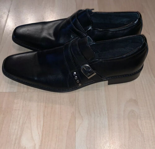 Mocasines negros Stacy Adams para hombre Halsey talla 8M estilo 25754 - Imagen 2 de 6