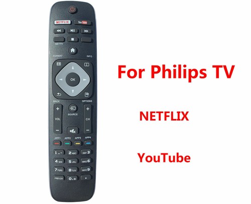 Replacement Remote For Philips LED TV 55PFL5601 50PFL5601...