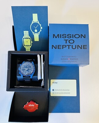 【新品未使用】Swatch×Omega Mission to Neptune MoonSwatch Mission to Neptune 2023: Price, Details, Release