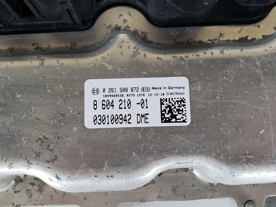 2012-2015 Bmw 328i 8 604 210-01 computador controle de motor cerebral módulo ECU ECM EBX - Imagem 2 de 4