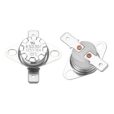 2pcs KSD301 Thermostat 135°C 16A NC Adjust S...