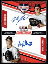 2019 Stars & Stripes USA Andre Pallante Kyle Brnovich Connections Auto Blue #/25