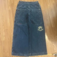 90s JNCO Horseshoe 36x32 Cards 8 Pocket 13" leg Vintage Rare Amazing Condition