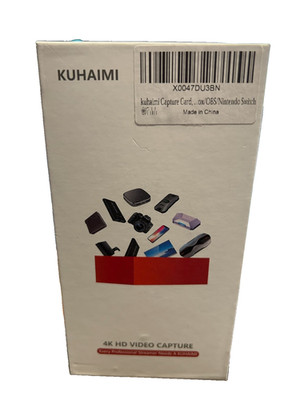 4K HDMI Video Capture Card by Kuhaimi - Red - New in Box
