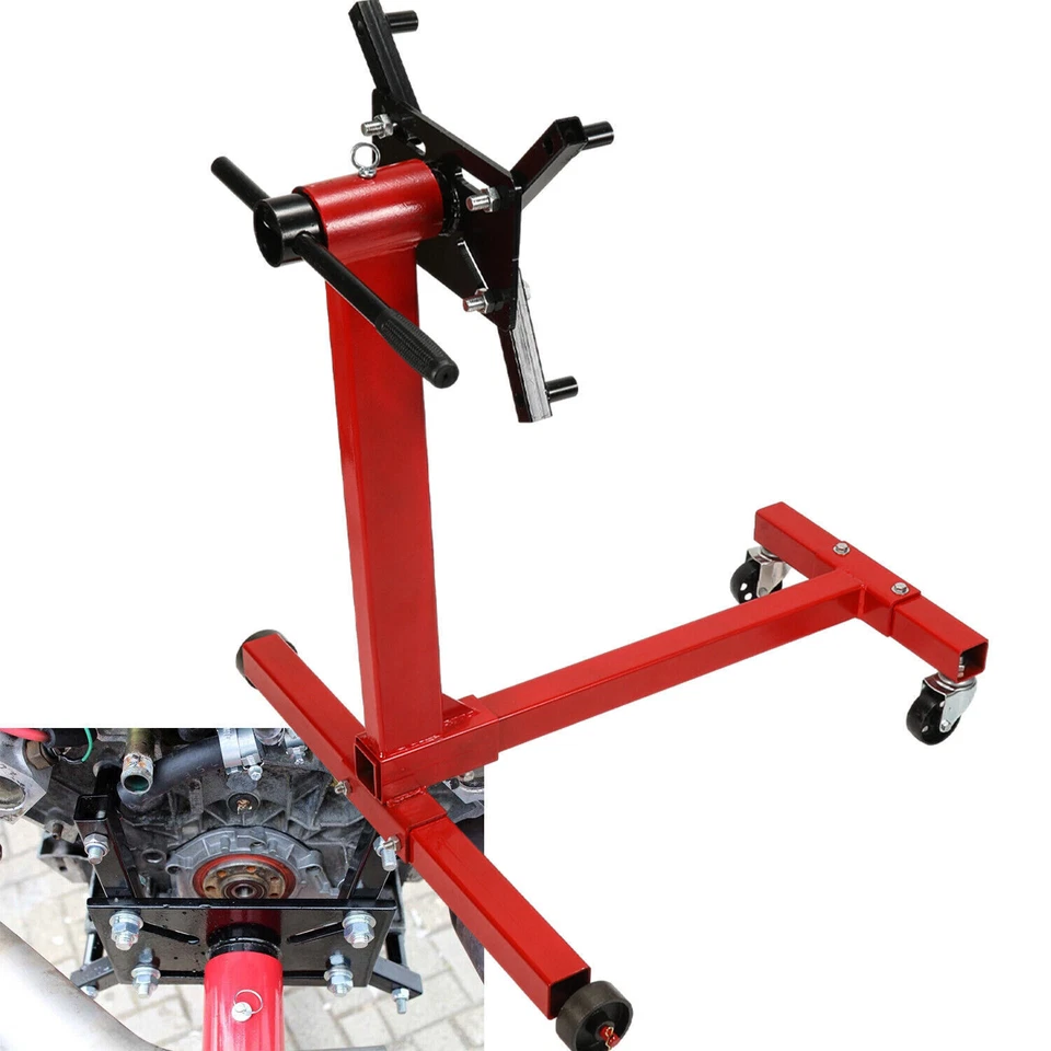 NUE Motorständer Motorheber 450kg Getriebeheber Faulenzer Hebebühne Klauenheber - Bild 2 von 4