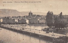 SWITZERLAND GENEVA PONT DU MONT BLANC
