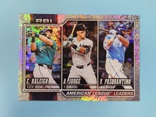 2026 Topps #211 RBI Leaders Holo Foil Raleigh / Judge / Witt Jr 2025 Leaders
