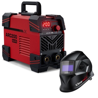 ARCCAPTAIN ARC200 Elektroden Schweißgerät 200A IGBT DC +Schweißhelm Schweißmaske
