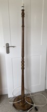 Vintage Wooden Standard Lamp