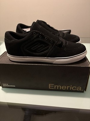 Emerica Reynolds Classics Black Skateboarding Shoes Men's US 11 1/2