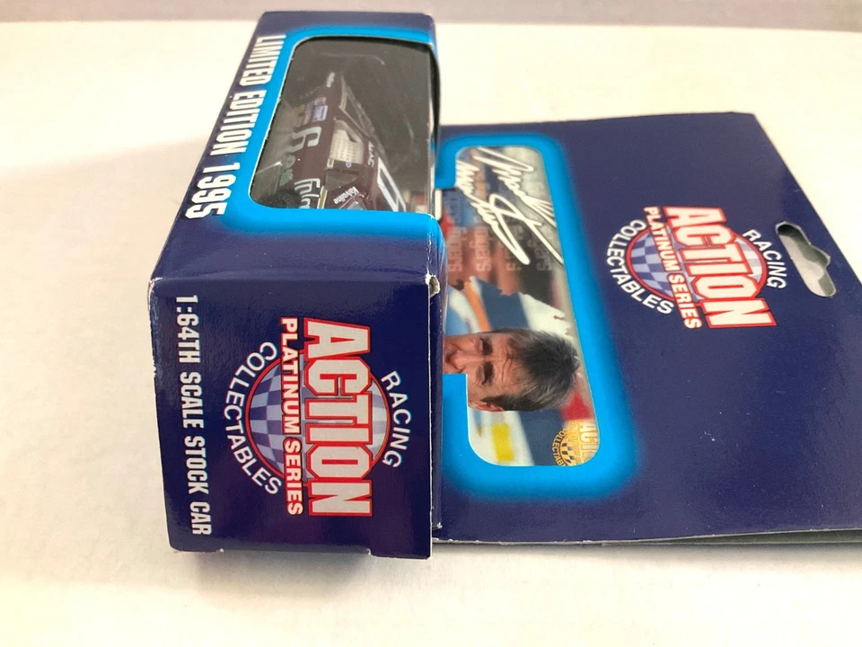 Mark Martin 1991 Folger's Thunderbird 1/64 - 1995 Action Platinum con tarjeta Skybox Foto 4 de 4